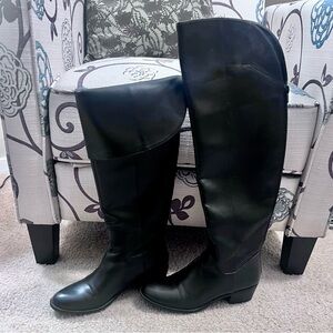 Cosmopolitan Tall Black Leather Boots